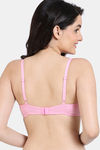 Zivame Padded Non Wired 3/4Th Coverage T-Shirt Bra - Prism Pink — thumbnail 2